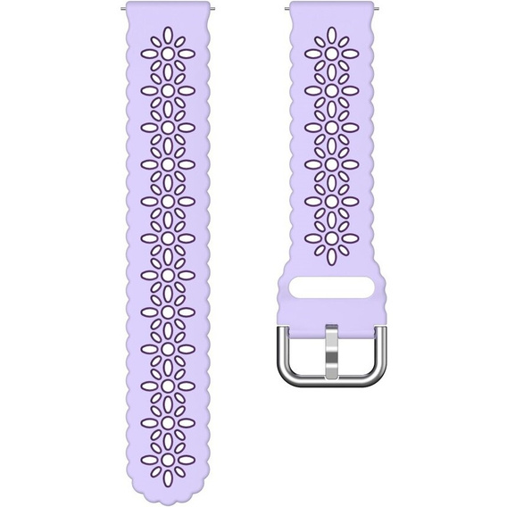 Pasek Silikonowy Uniwersalny 20mm, Lawendowy / Fioletowy