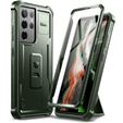 Etui pancerne do Samsung Galaxy S21 Ultra, Dexnor Full Body, Zielone