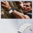 Pasek Nylonowy do Apple Watch 1/2/3/4/5/6/7/8/9/10/11/SE Ultra 1/2/3 42/44/45/46/49mm, Biały