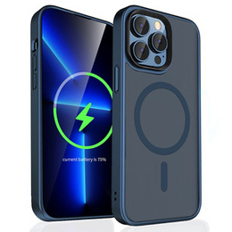 Etui Mocolo do iPhone 14 Pro Max, MagSafe, niebieskie