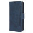 Etui z klapką do Samsung Galaxy A15 4G / 5G, Card Slot, granatowe