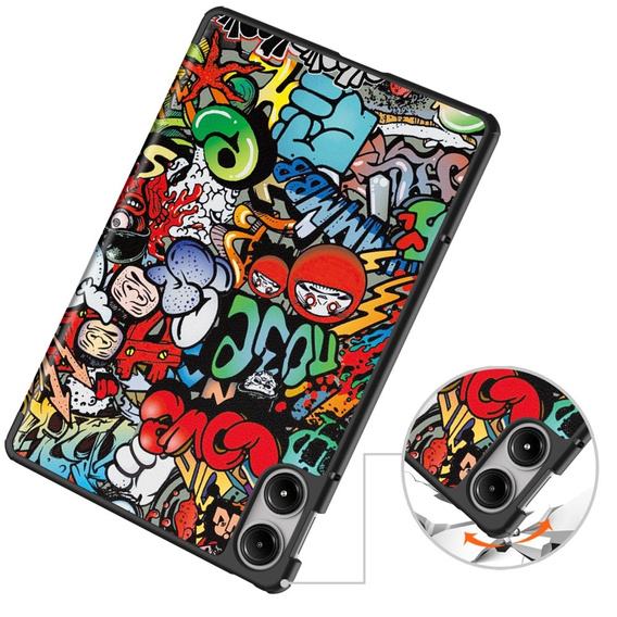Etui do Xiaomi Redmi Pad Pro / Xiaomi Poco Pad, Smartcase, graffiti