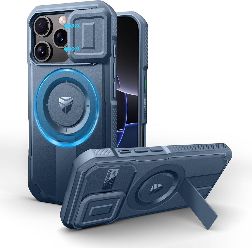 Etui Dexnor do iPhone 16 Pro z magnetycznym mocowaniem i ochroną aparatu