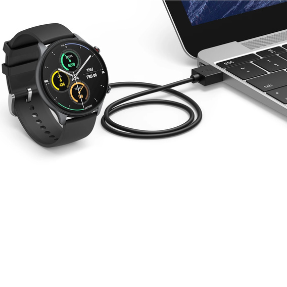 Kabel USB / Ładowarka do Amazfit GTR2/GTS2/BIPU/Pop/Bip 3/Amazfit GTS4 Mini, Black