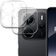 2x Szkło hartowane na aparat ERBORD do Xiaomi Redmi Note 14 4G, Przezroczyste