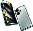 Etui do Xiaomi Poco F6, Frame Case, zielone