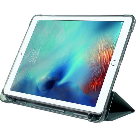 Etui do iPad 9.7" 2018/2017 (6/5 gen.) / Air 2/1 9.7" 2014/2013, Smartcase z miejscem na rysik, Zielone