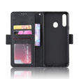 Etui z klapką do Samsung Galaxy A20s, Card Slot, czarne