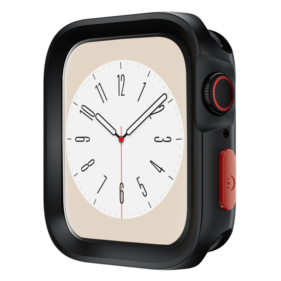 Etui Silikonowe do Apple Watch 4/5/6/SE 44mm, matowe czarne