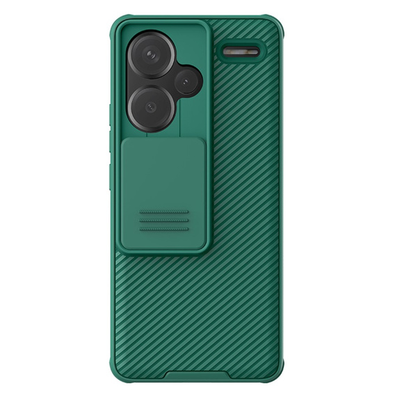 Etui do Xiaomi Redmi Note 13 Pro+, pancerne Nillkin, CamShield Pro, zielone