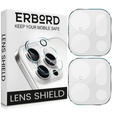 2x Szkło hartowane na aparat ERBORD do Oppo Find X9 Pro, Przezroczyste