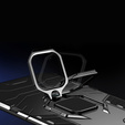 Zestaw Etui do Samsung Galaxy A04S / A13 5G, pancerne KickStand z ringiem, czarne + Szkło