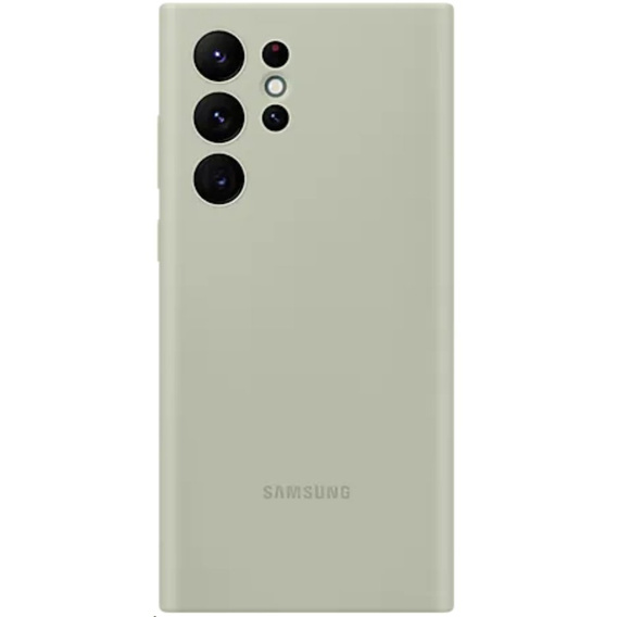 Oryginalne Etui Samsung do Galaxy S22 Ultra, Silicone Cover, Olive Green