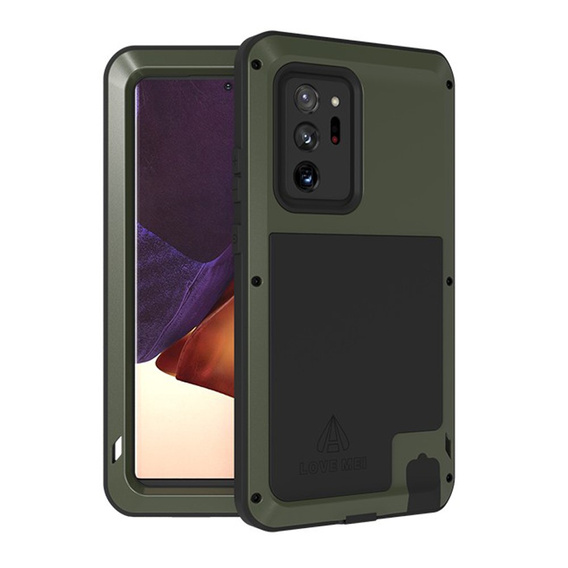 Etui Love Mei do Samsung Galaxy Note 20 Ultra, pancerne bez szkła, zielone