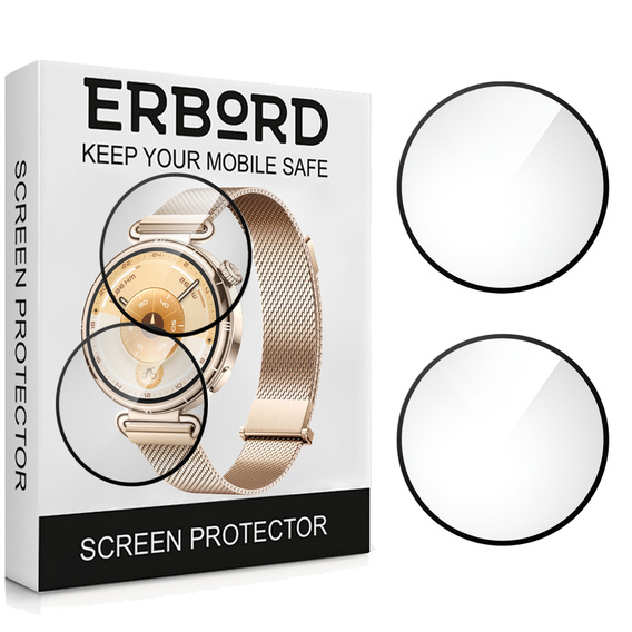 2x Szkło Hybrydowe ERBORD do Huawei Watch GT 6 41mm