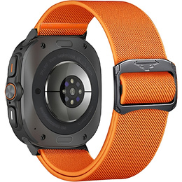 Pasek nylonowy do Samsung Galaxy Watch Ultra 47mm (2025 / 2024), Pomarańczowy