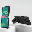 Etui pancerne do Infinix Hot 11s, Obudowa Camshield Case z podstawką, Czarne