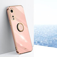 Etui do Oppo A78 5G, Electro Ring, różowe rose gold