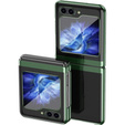 Etui do Samsung Galaxy Z Flip7 FE / Z Flip6, PC Case, przezroczyste / zielone