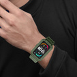 2w1 Pasek + Etui do Huawei Watch Fit, Zielony