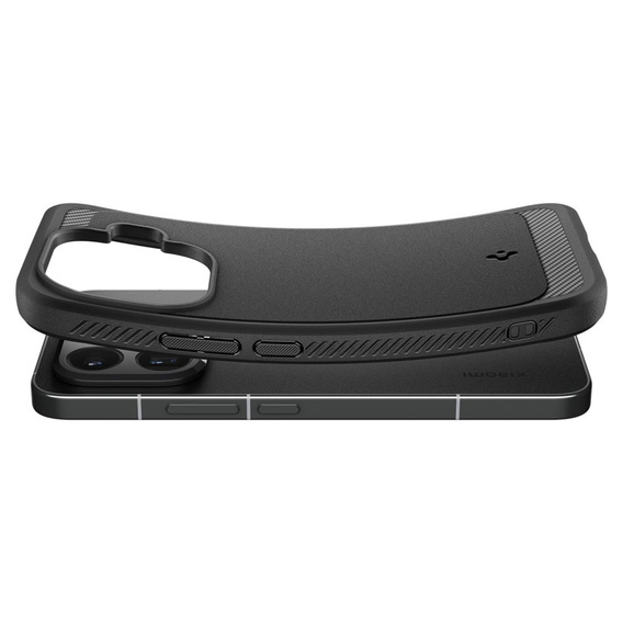 Etui Spigen do Xiaomi 15T Pro, Rugged Armor, Matte Black
