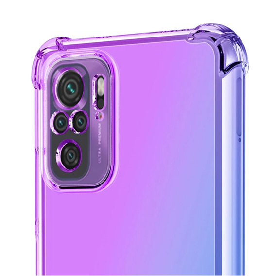 Etui Gradient Dropproof do Xiaomi 11T / 11T Pro, Fioletowe / niebieskie