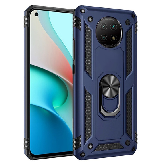 Etui pancerne do Xiaomi Redmi Note 9T 5G, Nox Case Ring, niebieskie