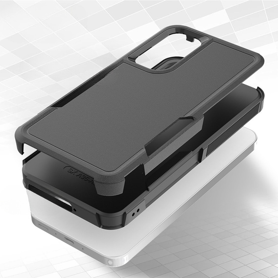 Etui pancerne do Samsung Galaxy A35 5G, Dual Shockproof, czarne