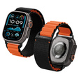 Pasek Spigen WBF1 Band do Apple Watch 8/9/10/11/SE/Ultra 1/2 (44/45/46/49 mm) – Black / Orange