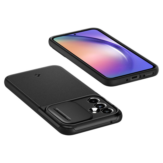 Etui Spigen do Samsung Galaxy A54 5G, Optik Armor, Czarne