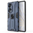 Etui do Honor 70 5G, Military kickstand, niebieskie