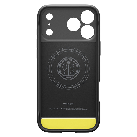 Etui Spigen do iPhone 17 Pro Max, Rugged Armor Mag MagSafe, Matte Black