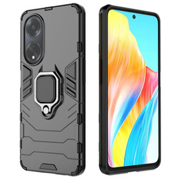 Etui do Oppo A98 5G, Kickstand Ring, czarne