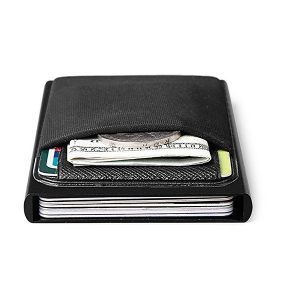 Schowek na kartę RFID Card Holder, Czarny