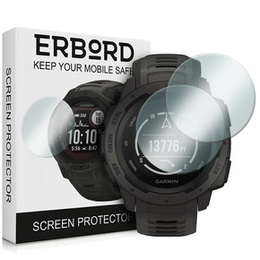 2x Szkło Hartowane ERBORD do Garmin Instinct, Szybka