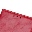 Skórzane Etui Wallet do Samsung Galaxy A50/A50S/A30S, czerwone