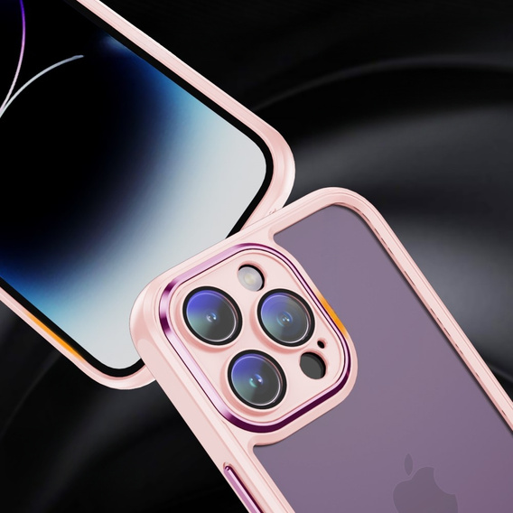 Etui do iPhone 14 Pro, ERBORD Impact Guard, różowe