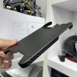 Etui do iPhone 15 Pro Max, karbonowe Carbon Fiber, matowe czarne