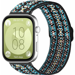 Pasek Nylonowy do Huawei Watch Fit 4 / 4 Pro / 3, Wielokolorowy