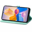 Etui z klapką do Infinix Hot 40i, Mandala, zielone