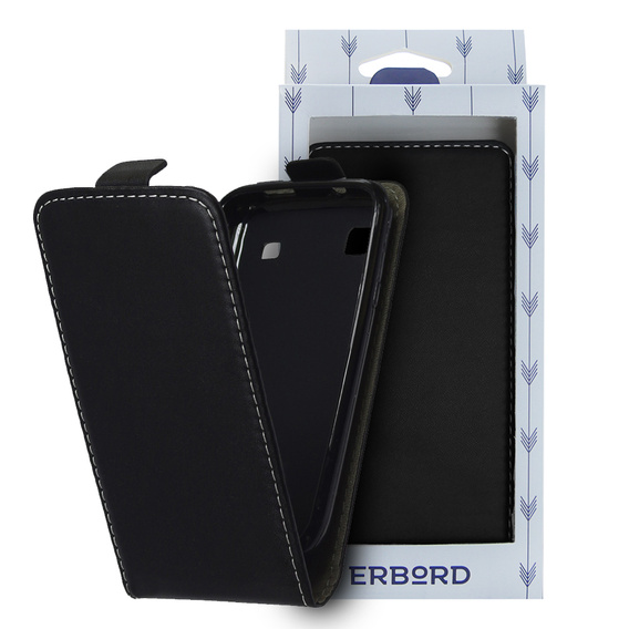 Etui z klapką do Samsung Galaxy S i9000 /Plus i9001, Flip, czarne