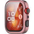 2w1 Etui z Osłoną na ekran do Huawei Watch Fit 4, Różowe