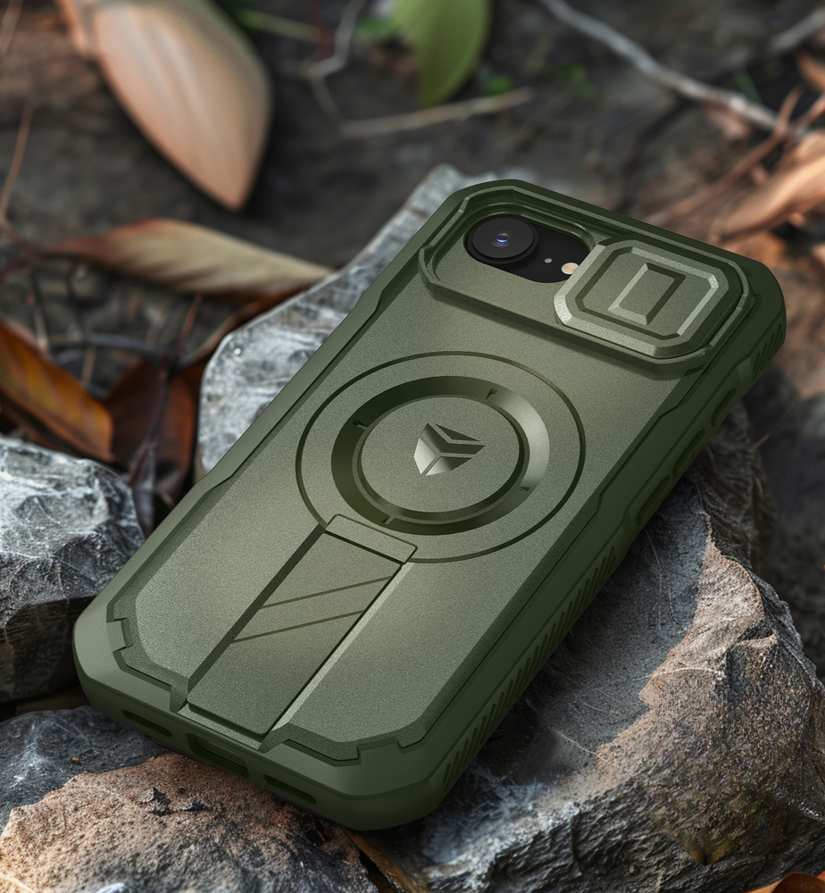 Etui Dexnor iPhone 16e – aluminiowa podstawka do oglądania w poziomie
