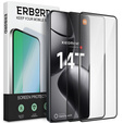 2x Szkło Hartowane do Xiaomi 14T / 14T Pro, ERBORD 3D pełne, szybka na cały ekran