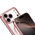 Etui do iPhone 17 Pro Max, Electro MagSafe, różowe + Smycz