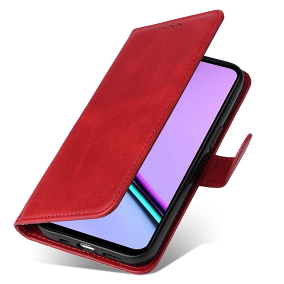 Etui z klapką do Realme C67, Leather Wallet, czerwone