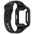 Pasek Silikonowy z Etui do Xiaomi Redmi Watch 3 Active, Czarny