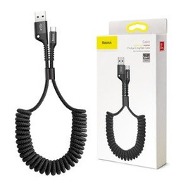 BASEUS Fish Eye Spring Kabel Type-C 2A 1M - Black