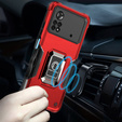 Etui do Xiaomi Poco X4 Pro 4G, Dual-Layer Armor, czerwone