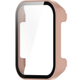 2w1 Etui + Szkło hartowane do Realme Watch 3 Pro, Różowe